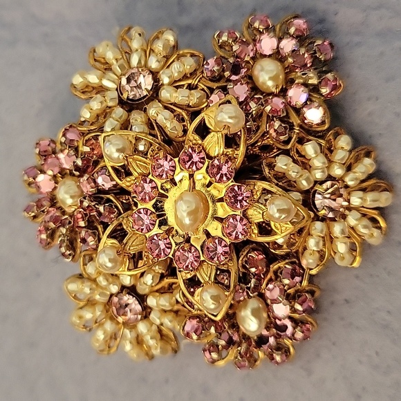 Miriam Haskell Brooch / Pendant - Picture 2 of 11